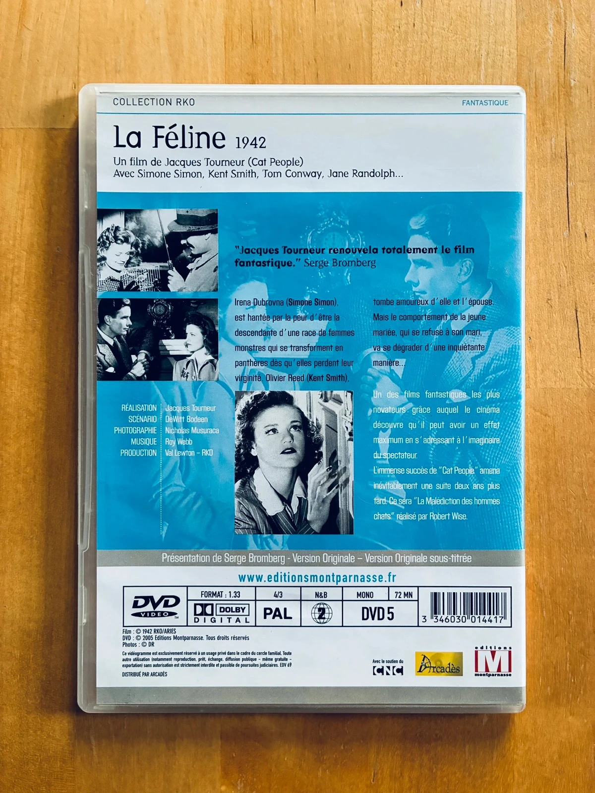 DVD La Féline de Jacques Tourneur. – photo 3